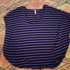 TARGET loose striped top